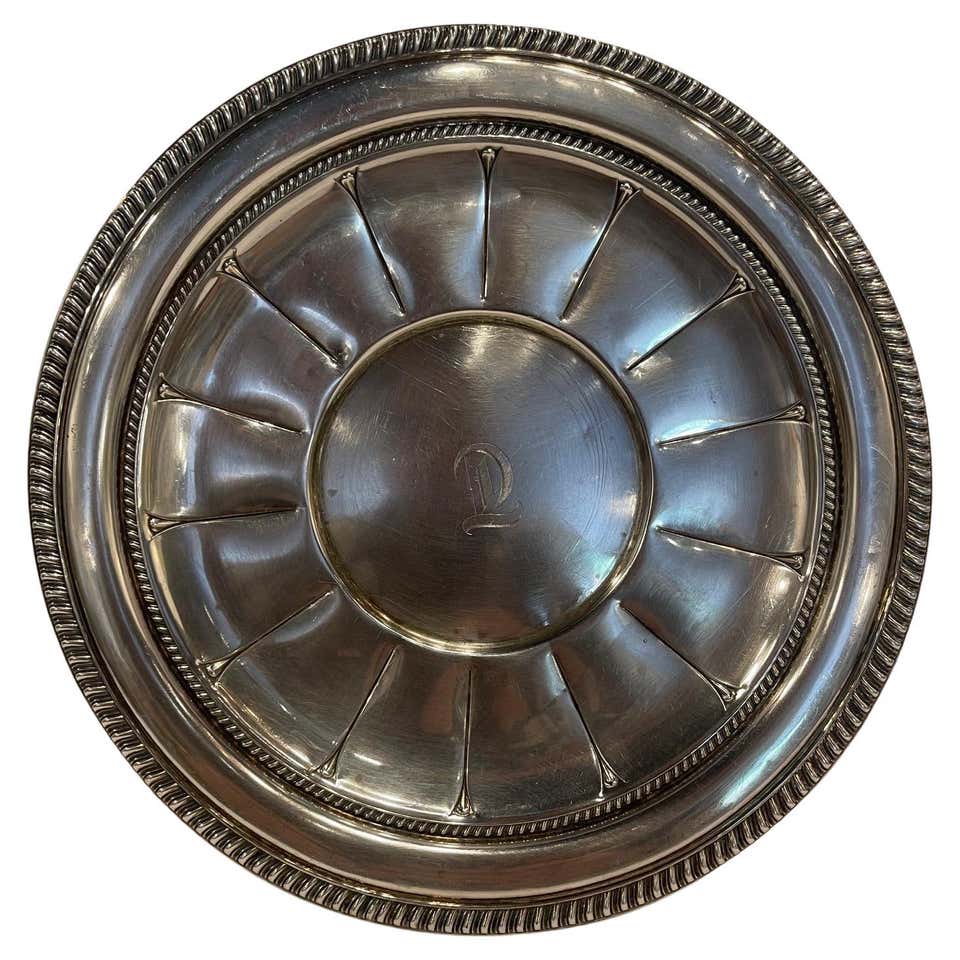 Round Reed and Barton Silverplate Candy Dish or Catchall For Sale at ...
