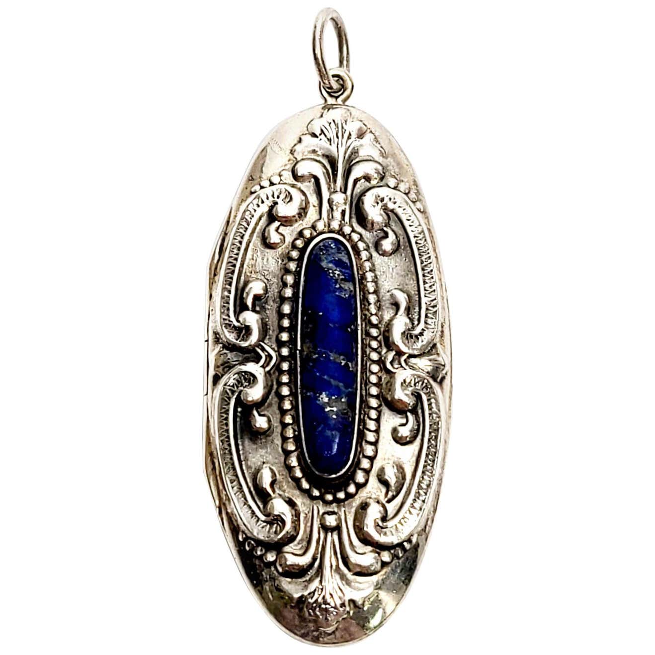 Lapis locket Clearance