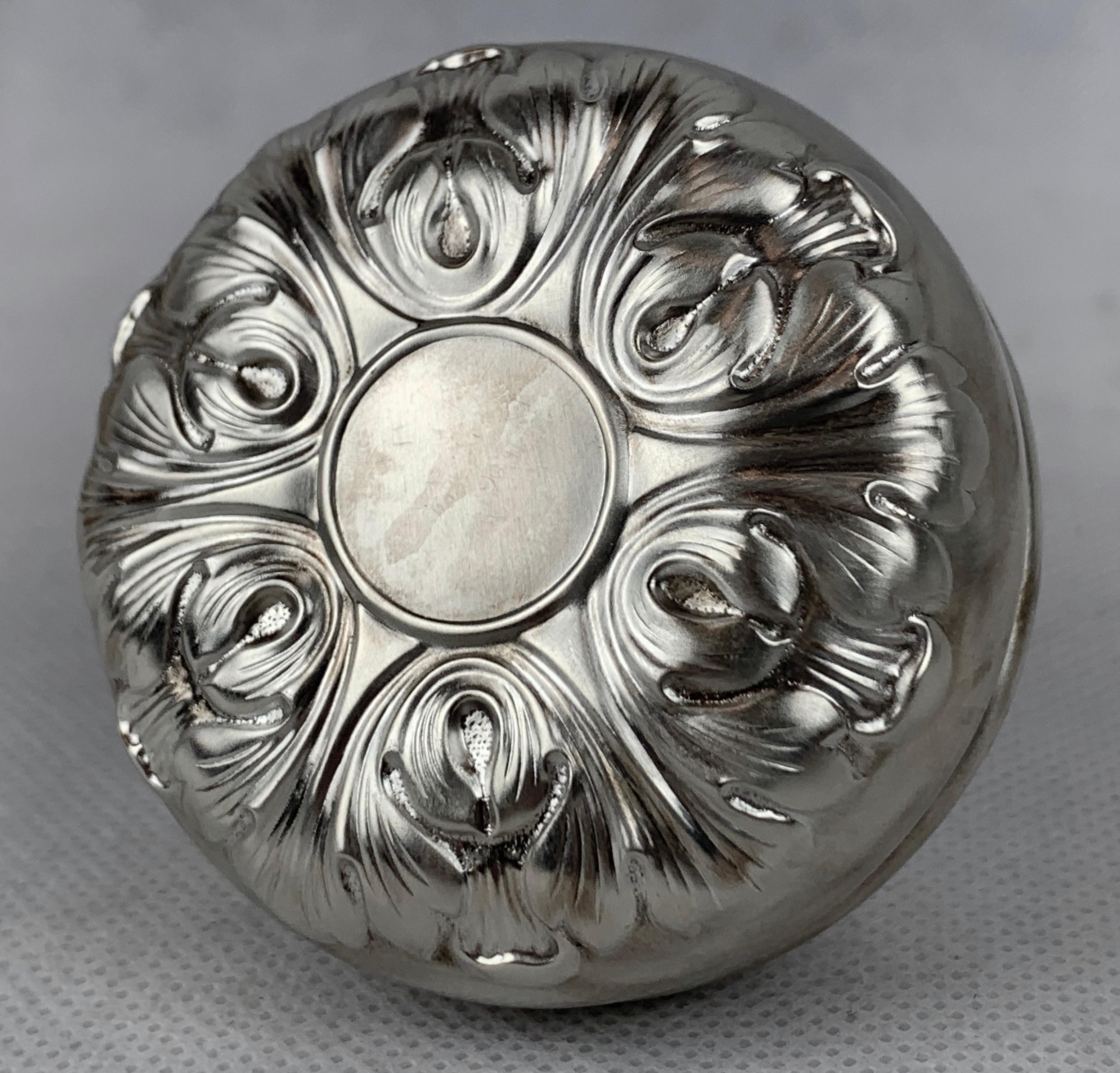 Mid-20th Century The Executive Toy YO-YO-Sterling Silver Repoussé by The Gorham Mfg. Co.
