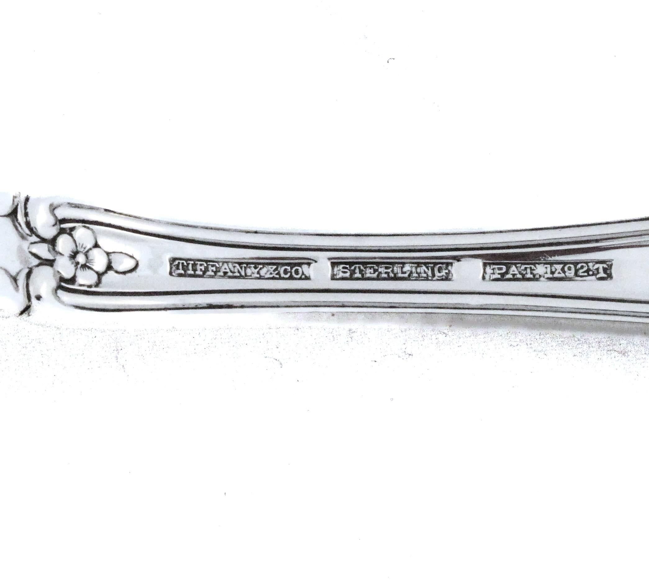 Late 19th Century Sterling Silver “Richelieu” Serving Spoon For Sale