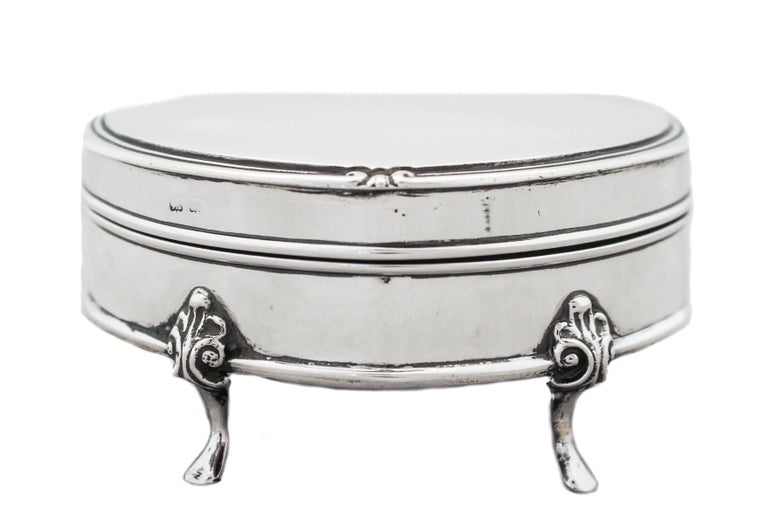 Sterling Silver Ring Box For Sale at 1stDibs