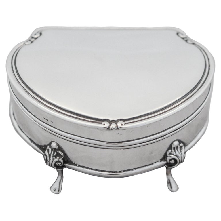 Sterling Silver Ring Box For Sale at 1stDibs