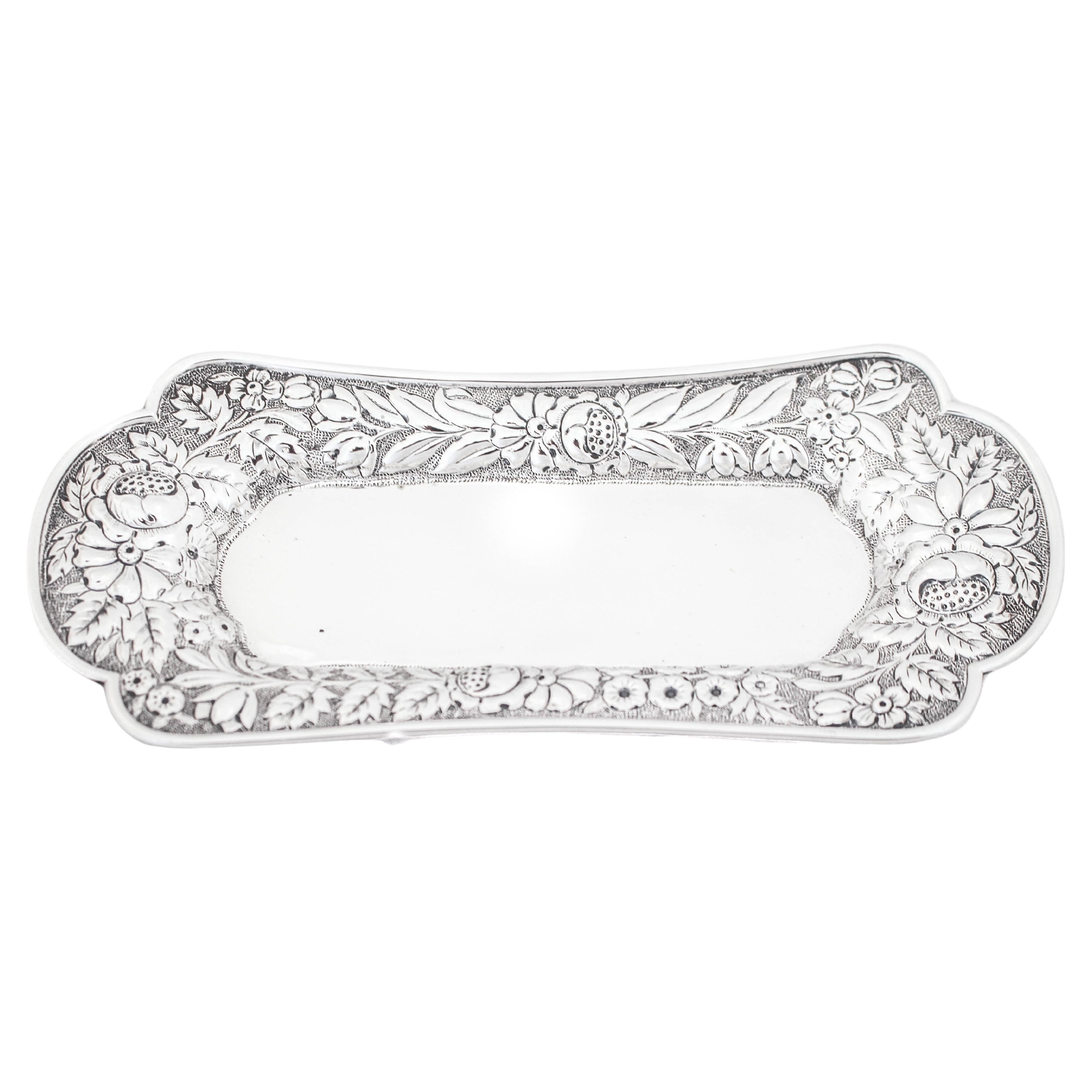 Sterling Silver Ring Tray, 1886 For Sale