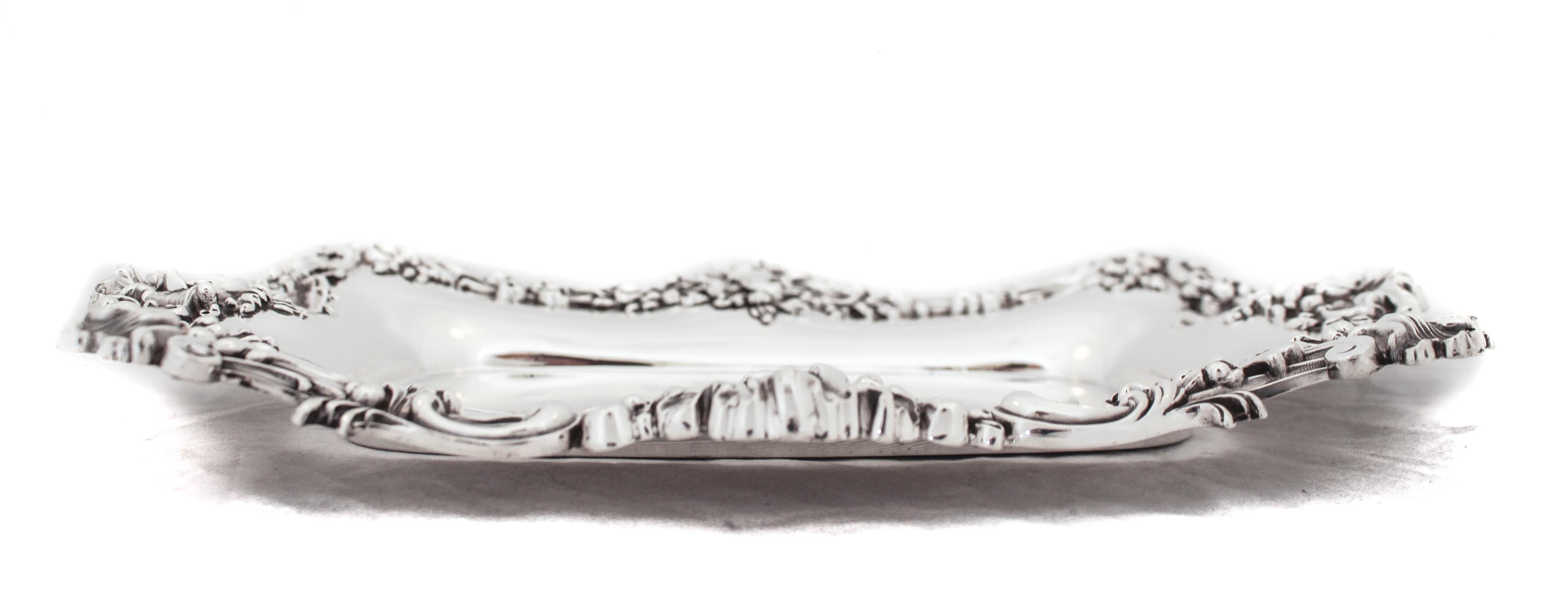 Sterling Silver Rocco Platter For Sale 1