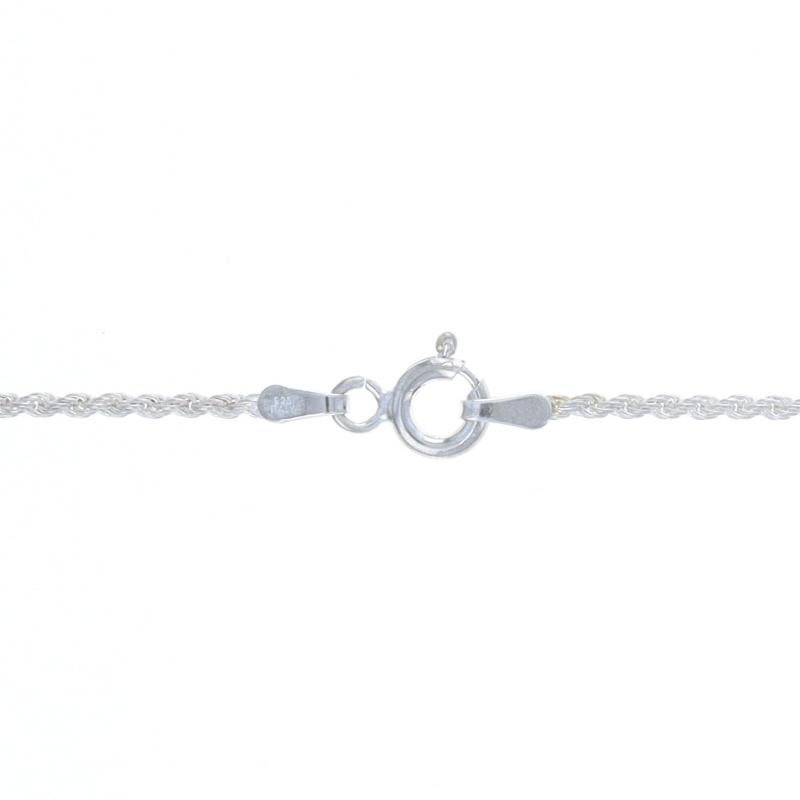 Sterling Silber Seil Kette Halskette 30