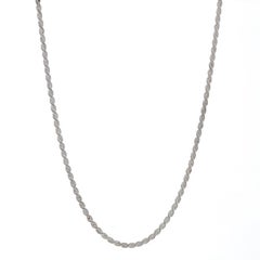 Collier à chaîne en argent sterling 30" - 925 Italie