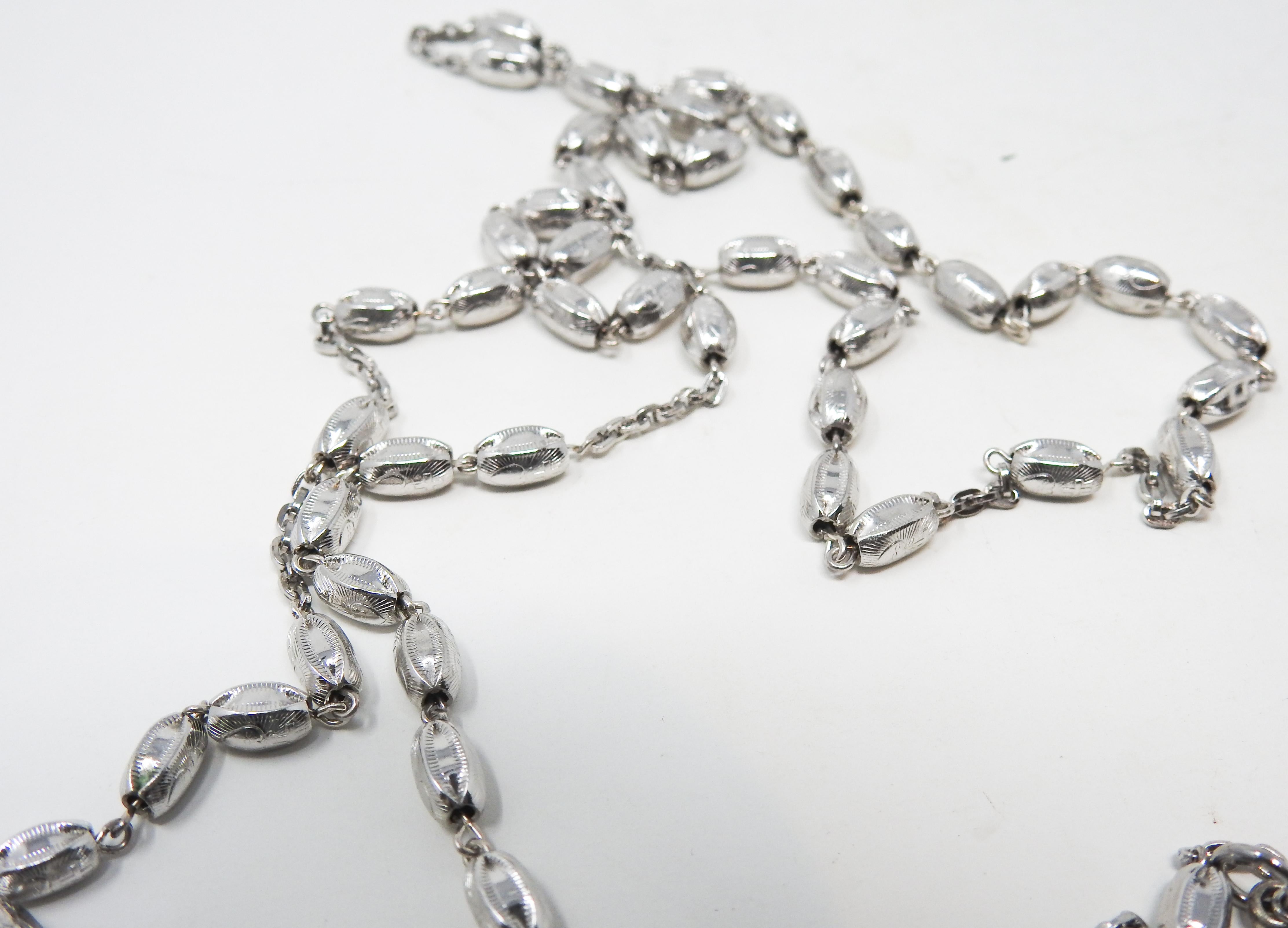 Sterling Silver Rosary, by AFCO In Fair Condition For Sale In Cookeville, TN