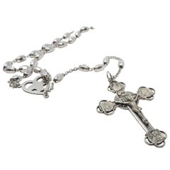 Vintage Sterling Silver Rosary, by AFCO