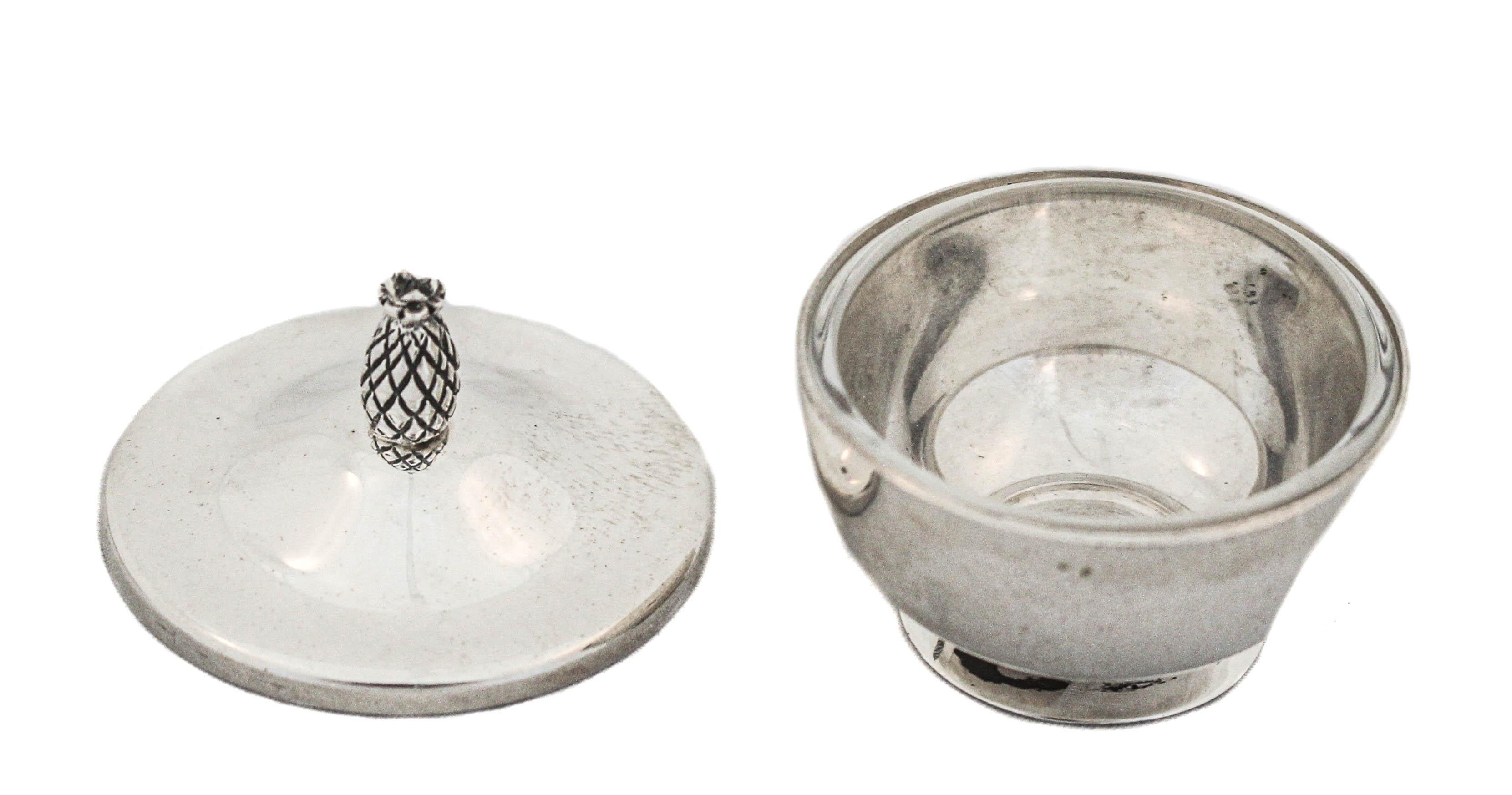 Sterling Silver Salt Cellar In Excellent Condition For Sale In Brooklyn, NY