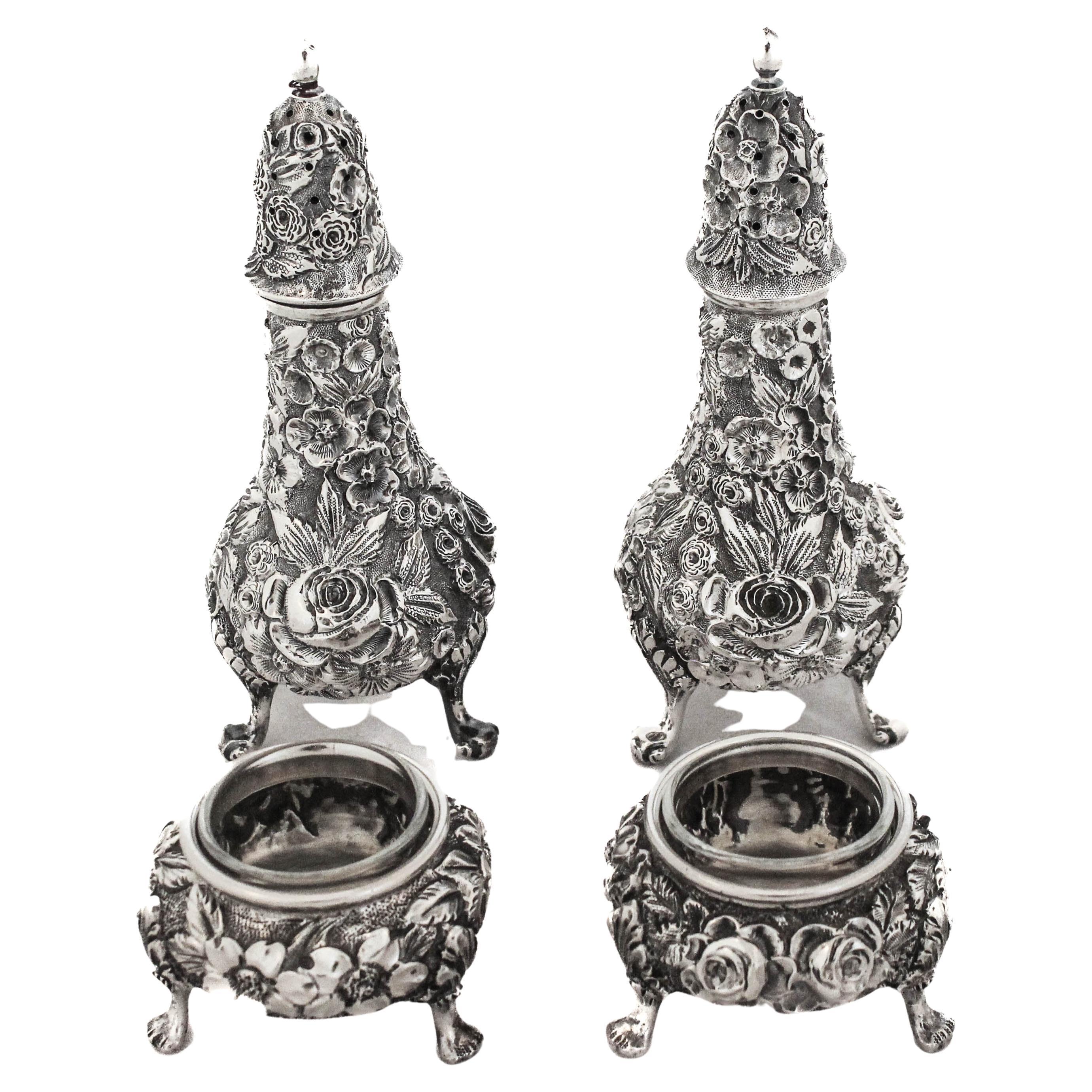 Sterling Silver Salt Shakers & Cellars