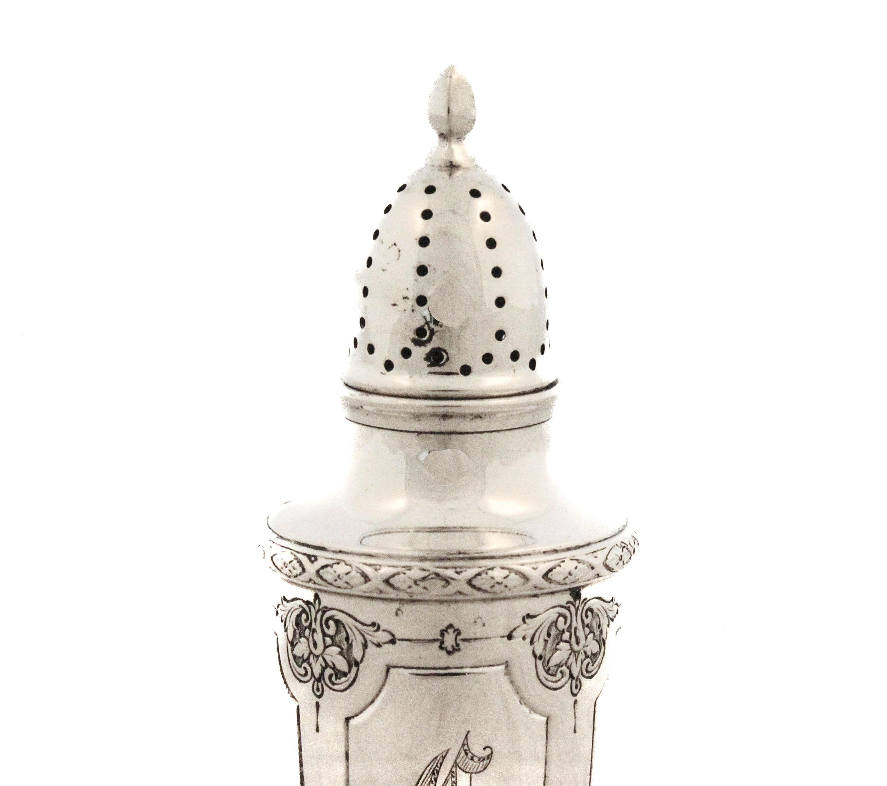 Porta sale in argento sterling In condizioni ottime in vendita a Brooklyn, NY