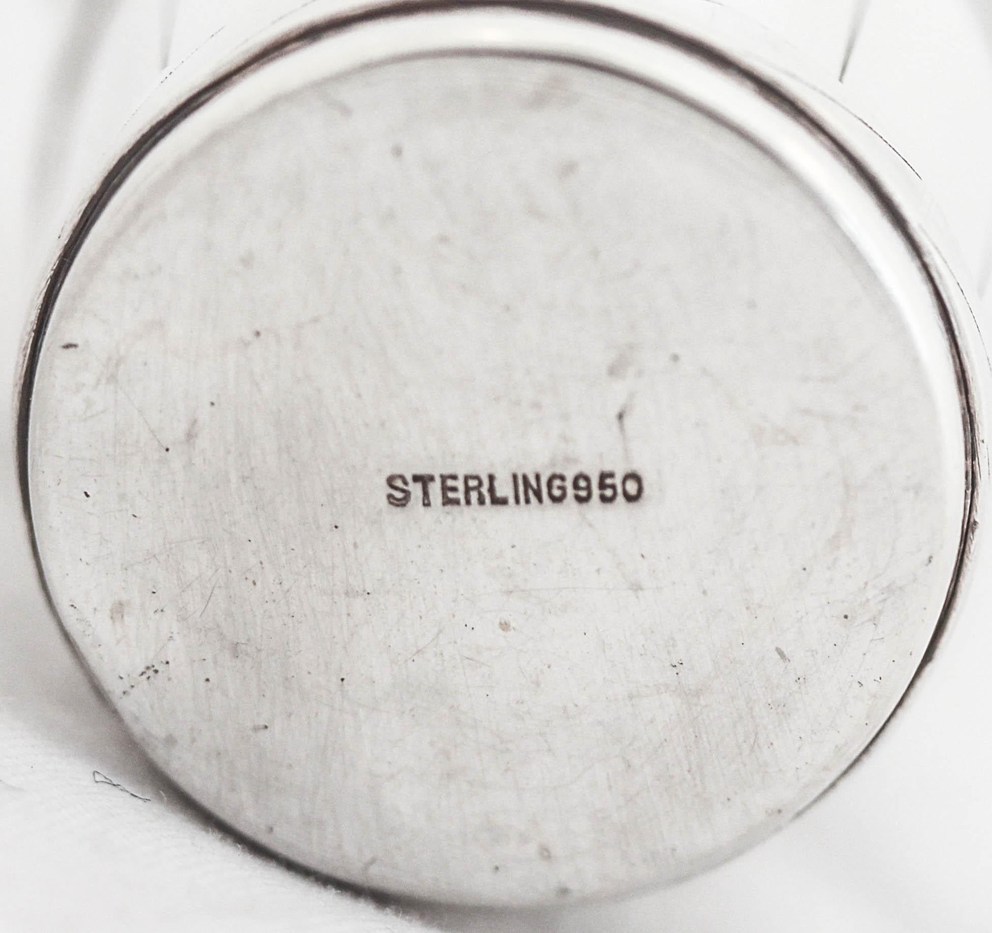 Sterling Silver Salt Shakers For Sale 1