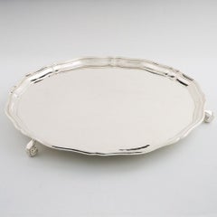 Sterling Silver Salver Blackensee and Sons Chester, 1936