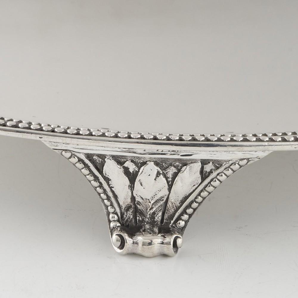 Victorian Sterling Silver Salver by Hunt & Roskell late Storr & Mortimer London 1876 For Sale