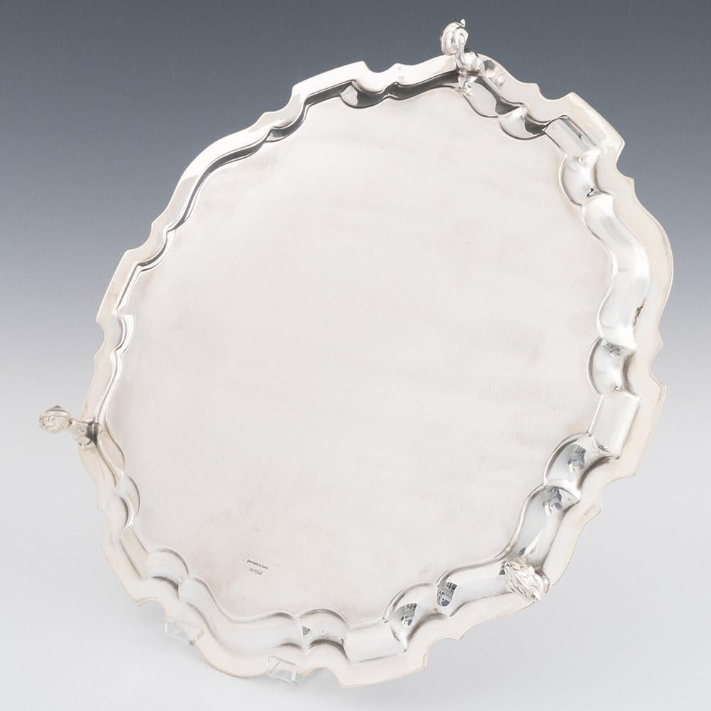 Georgien Saloir en argent Viner's Ltd Sheffield 1938