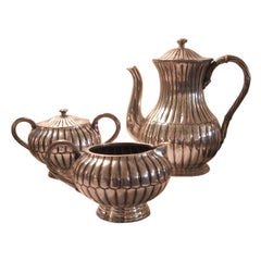 Sterling Silver Sanborn Mid-Century Modern Tea or Coffee Service