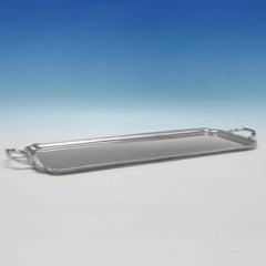 Art Deco Sterling Silver Sandwich Tray from 1938