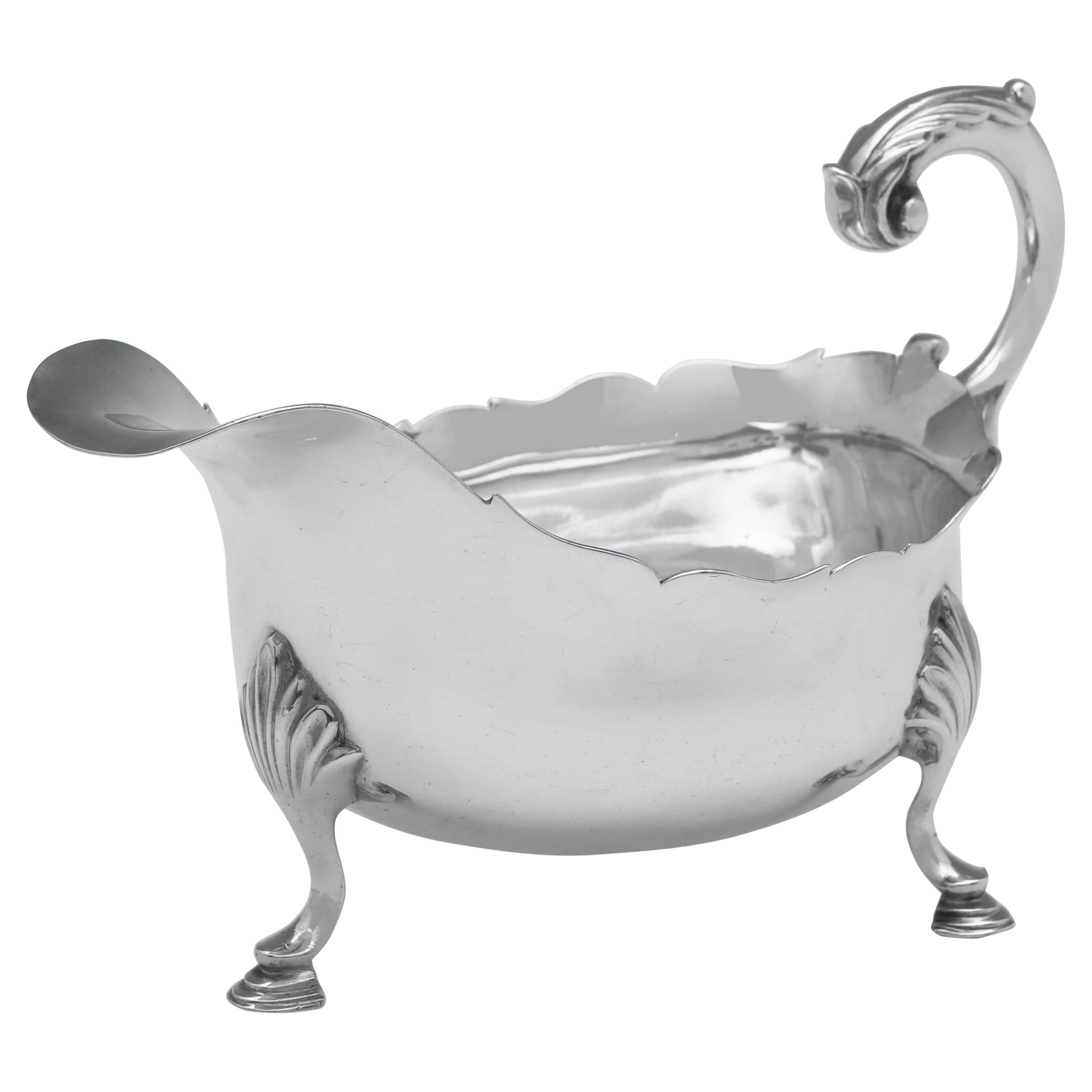 Saucière en argent sterling