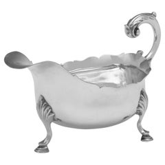 Antique Sterling Silver Sauce Boat