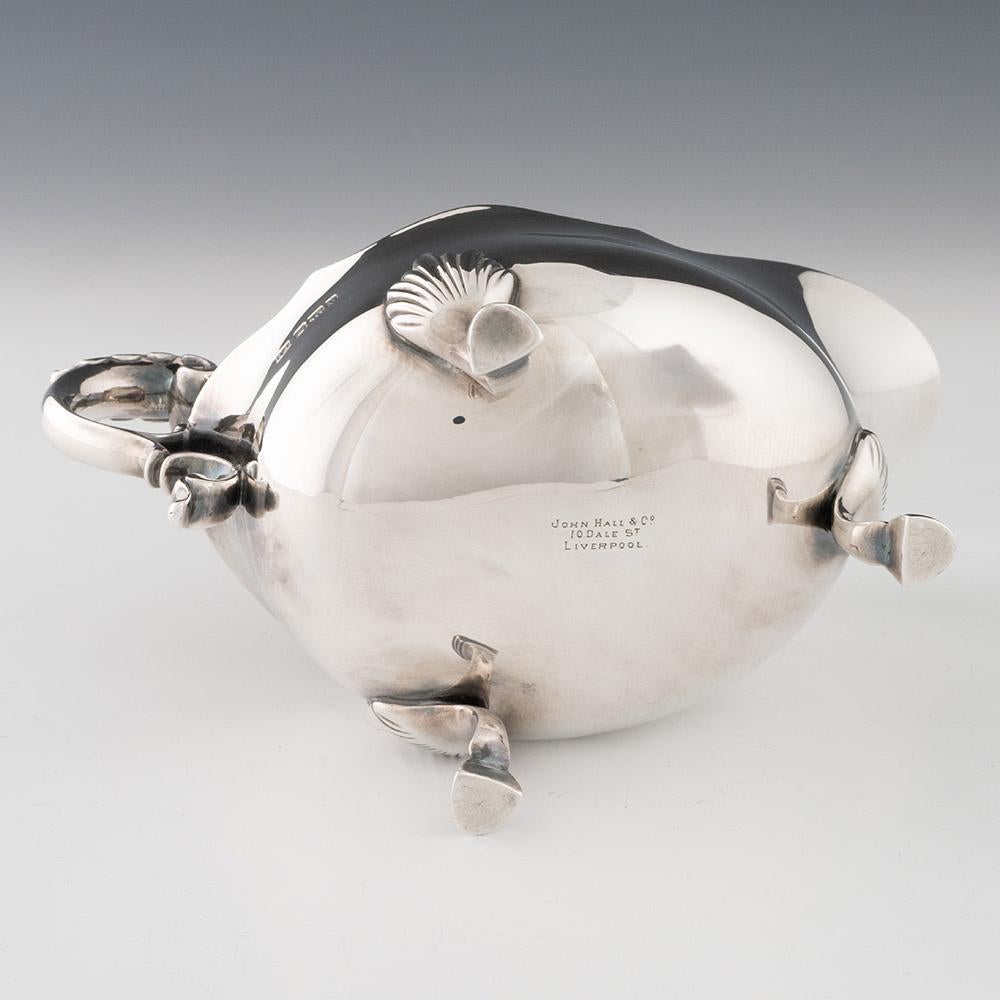 Sterling Silver Sauce Boat Sheffield 1906 For Sale 1