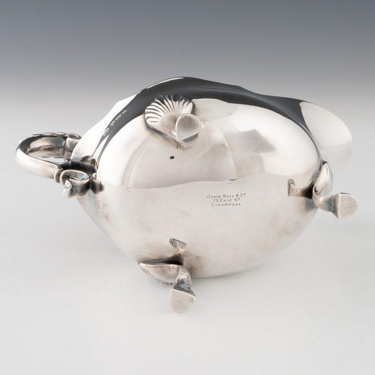 Sterling Silver Sauce Boat Sheffield 1906 For Sale 2
