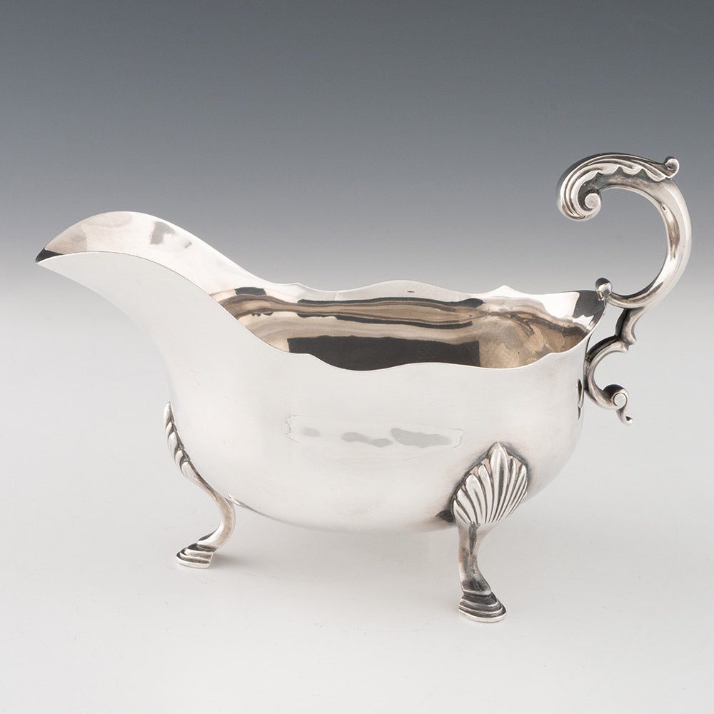 Sterling Silver Sauce Boat Sheffield 1906 For Sale