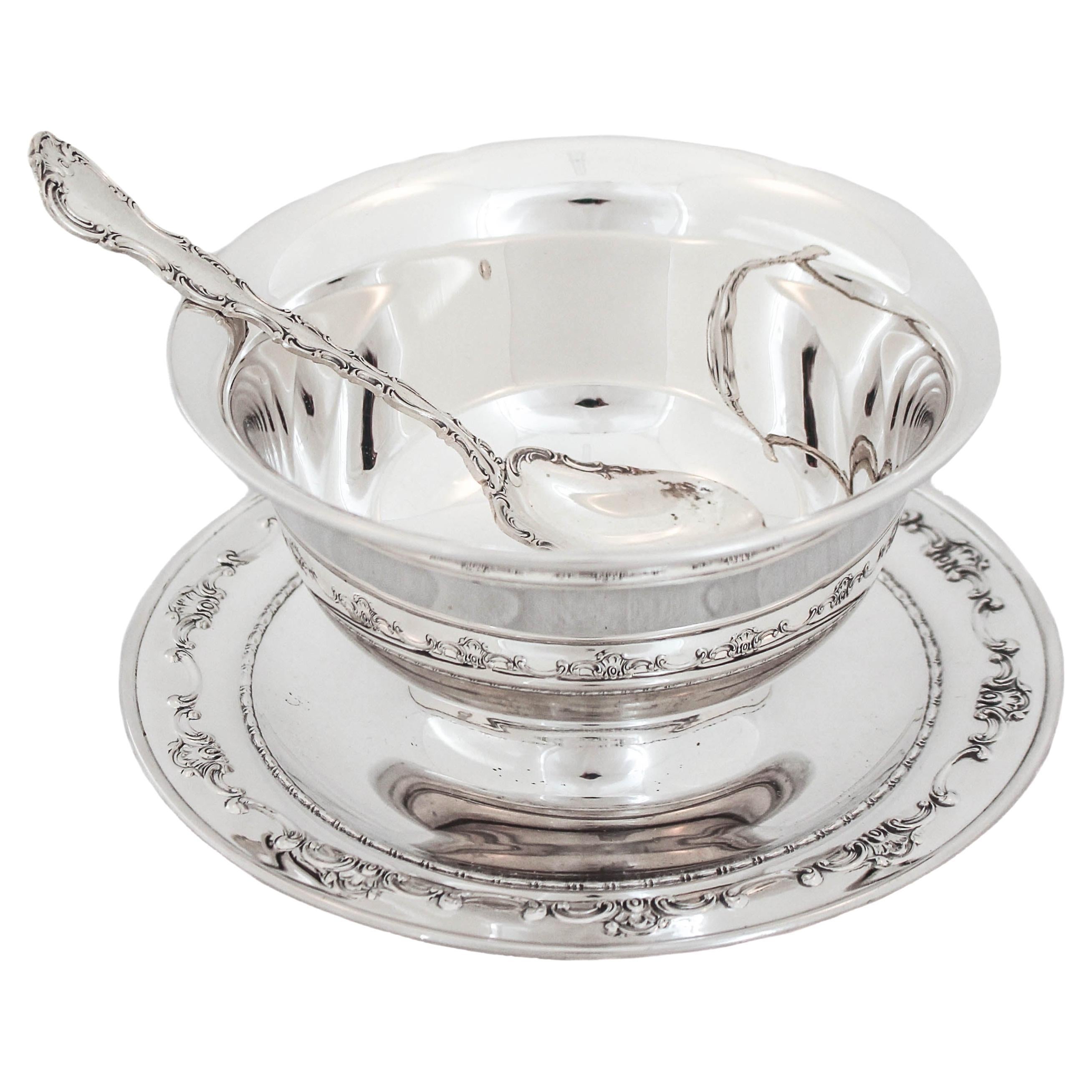 Sterling Silver Sauce Bowl For Sale