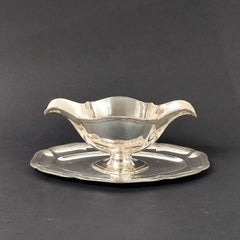 Salsiera in argento di Leon Lapar, Francia, XIX secolo