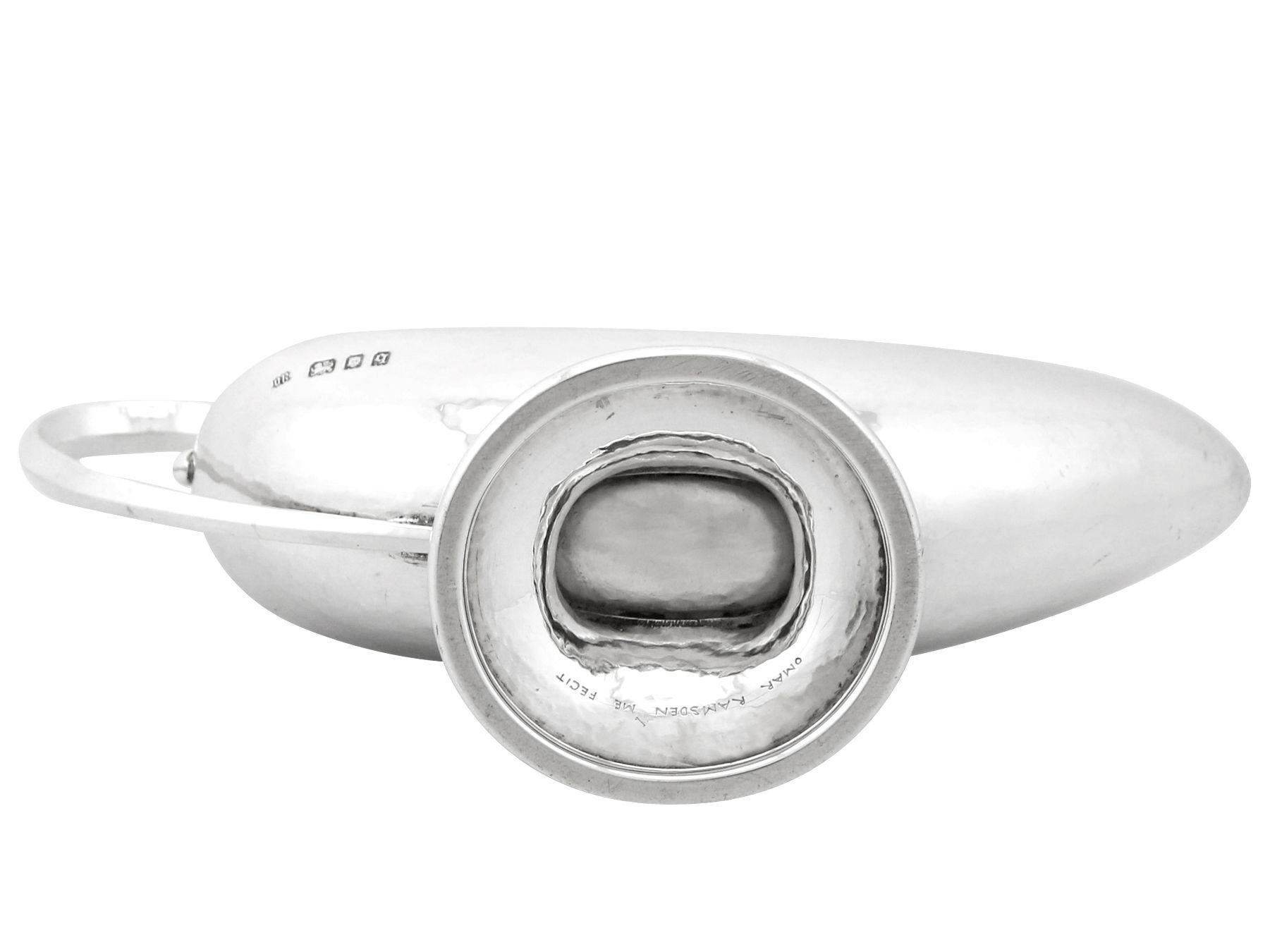 Omar Ramsden Sterling Silver Sauceboats 4