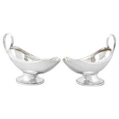 Sterling Silver Sauceboats by Omar Ramsden