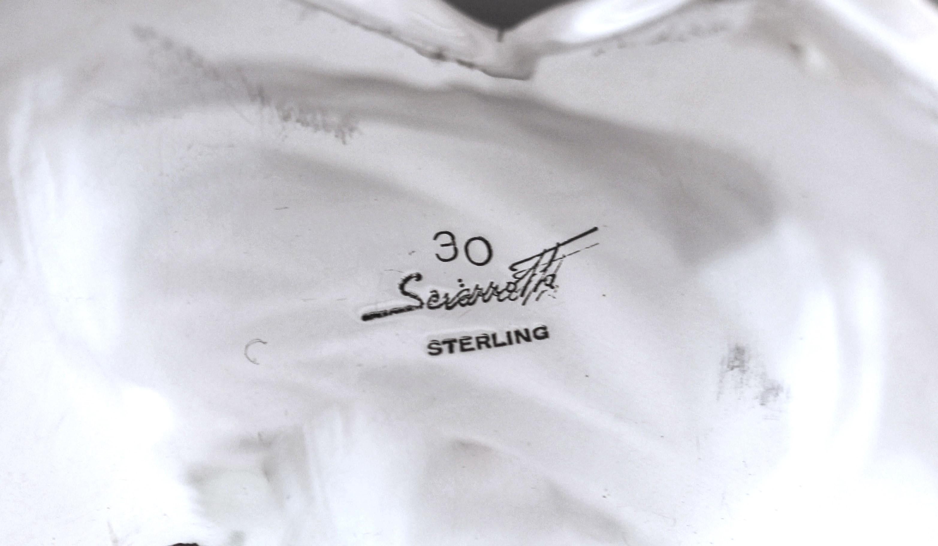 Sterling Silver Sciarrotta Leaves For Sale 1