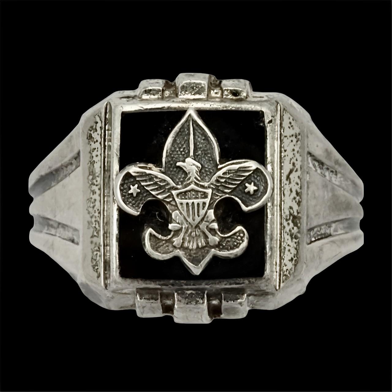 Sterling Silver Scouts Ring circa 1930s For Sale 3