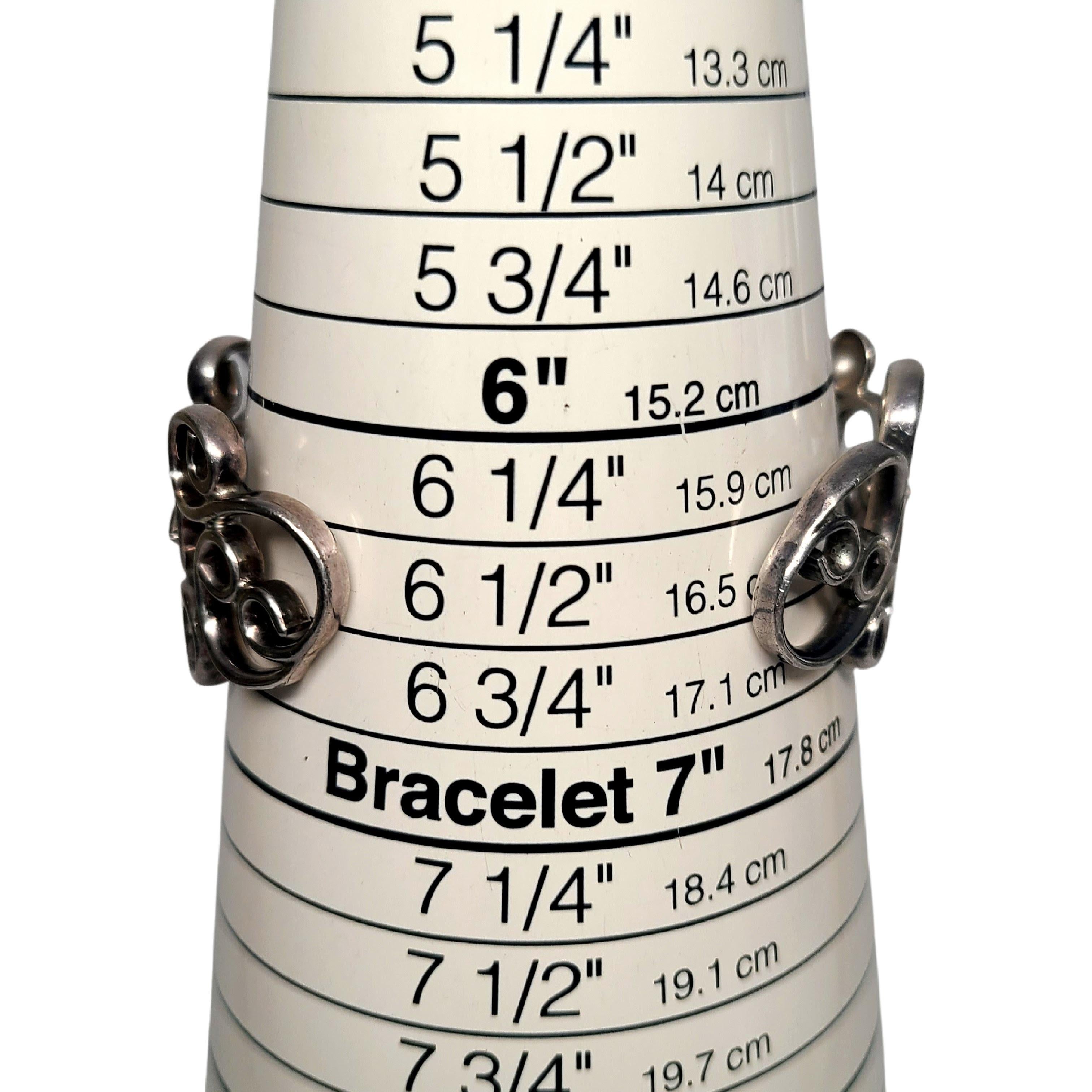 Sterling Silver Scroll Cuff Bracelet 4