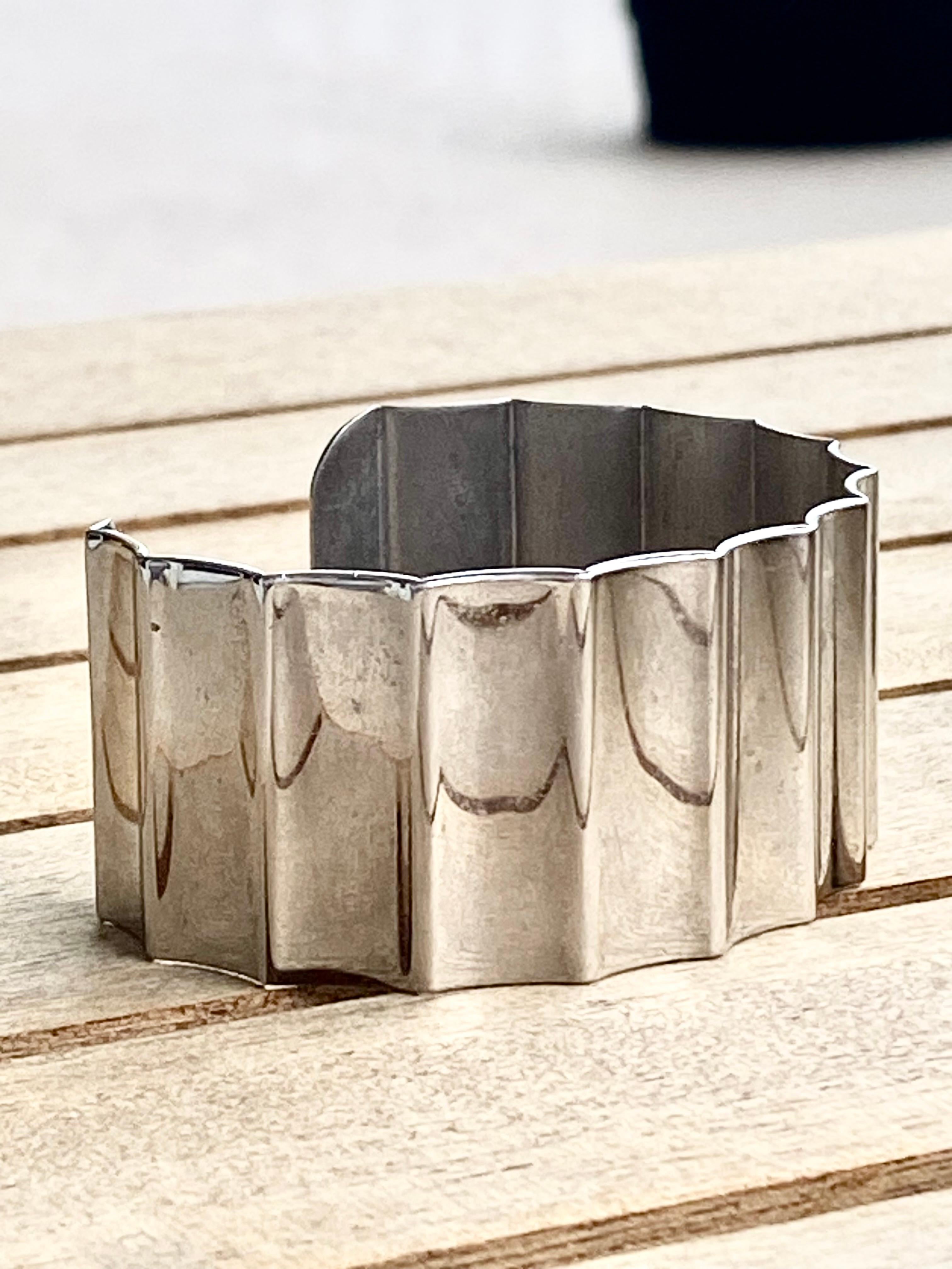 XX secolo Bracciale scultoreo in argento 925 in vendita