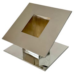 Sterling Silver Sculptural Vessel by Marco Zanini for Pampaloni, Italy