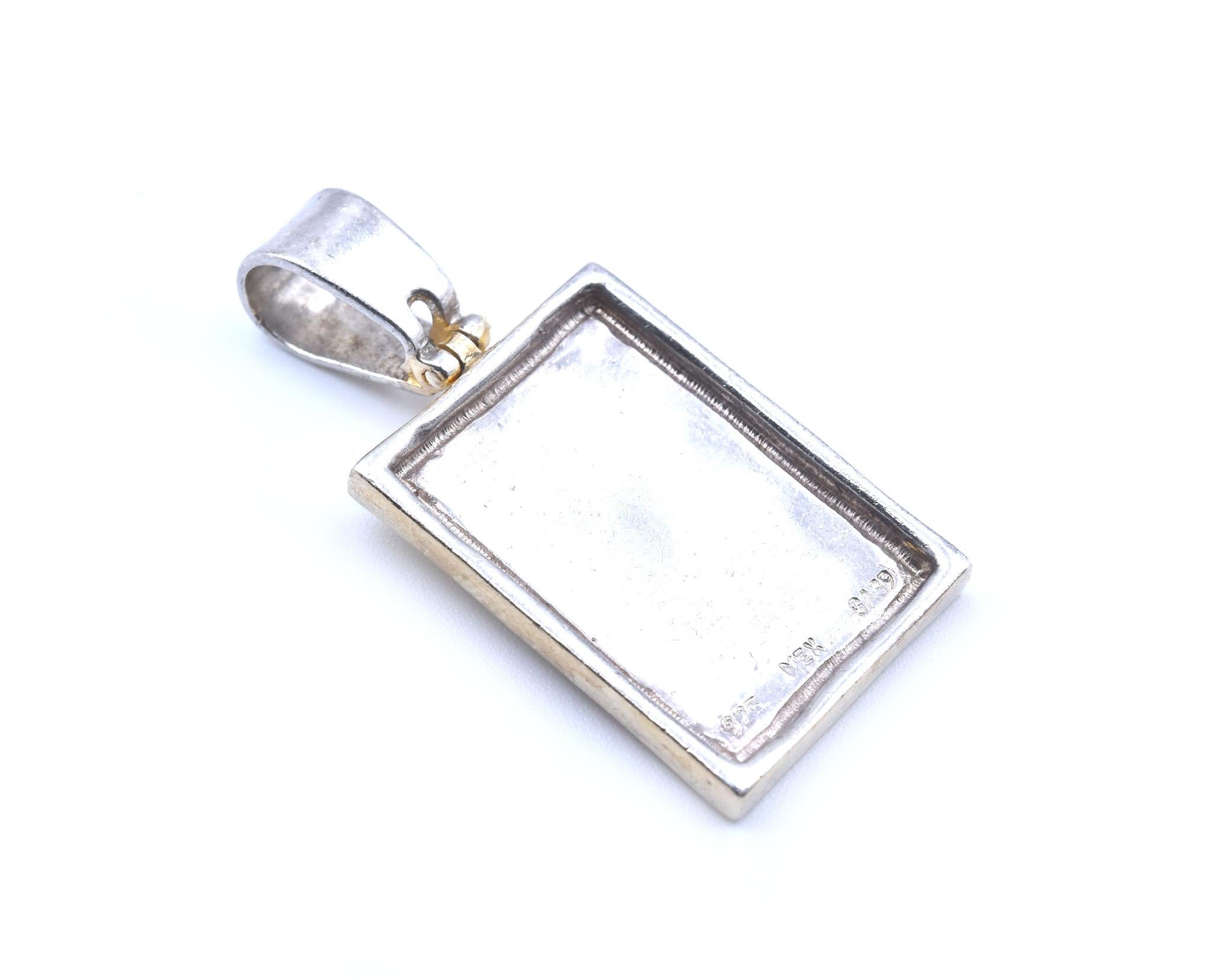 sergio bustamante silver pendant
