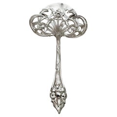 Antique Sterling Silver Serving Berry Spoon - Early 20th Century