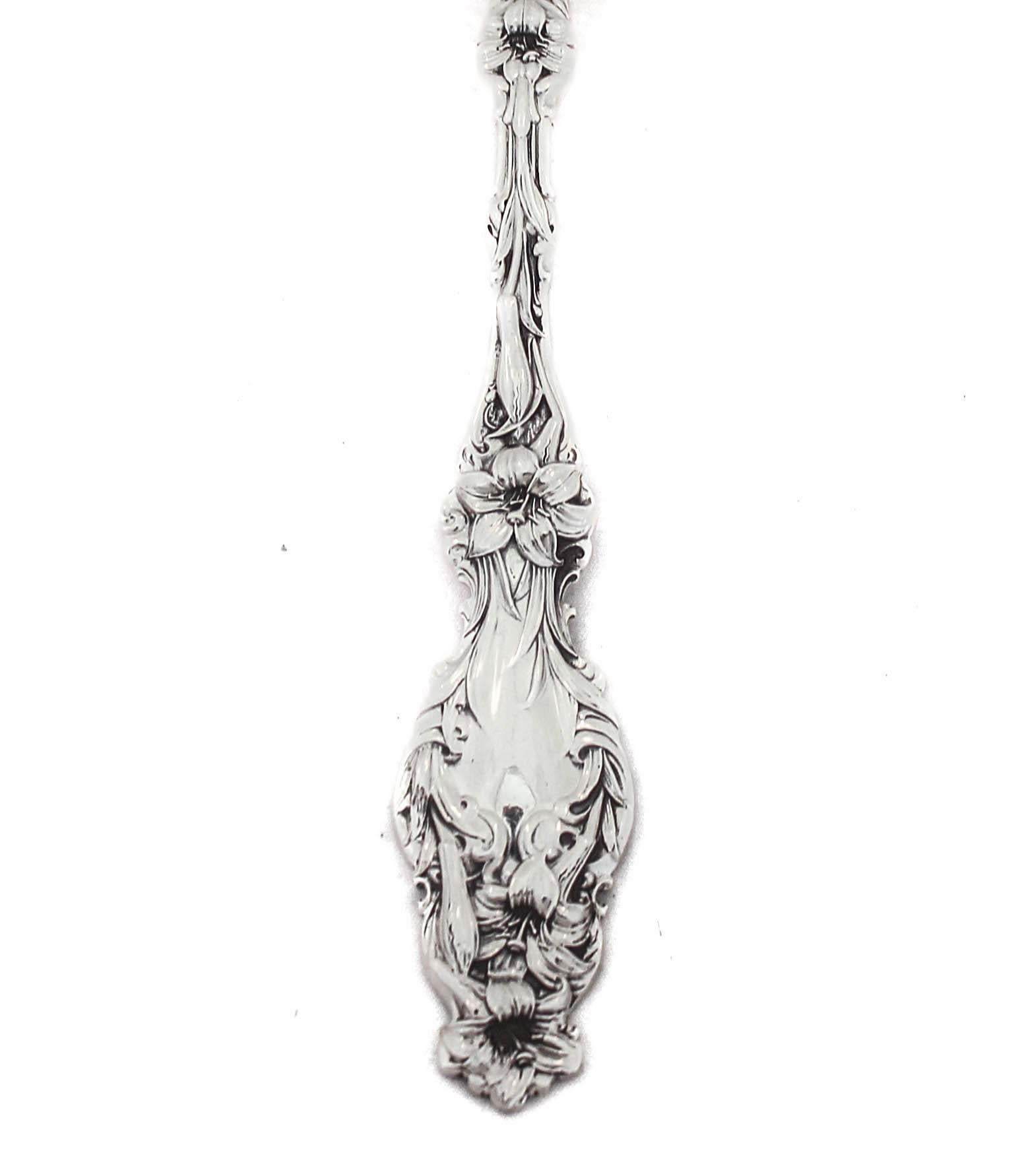 American Sterling Silver Serving Fork For Sale