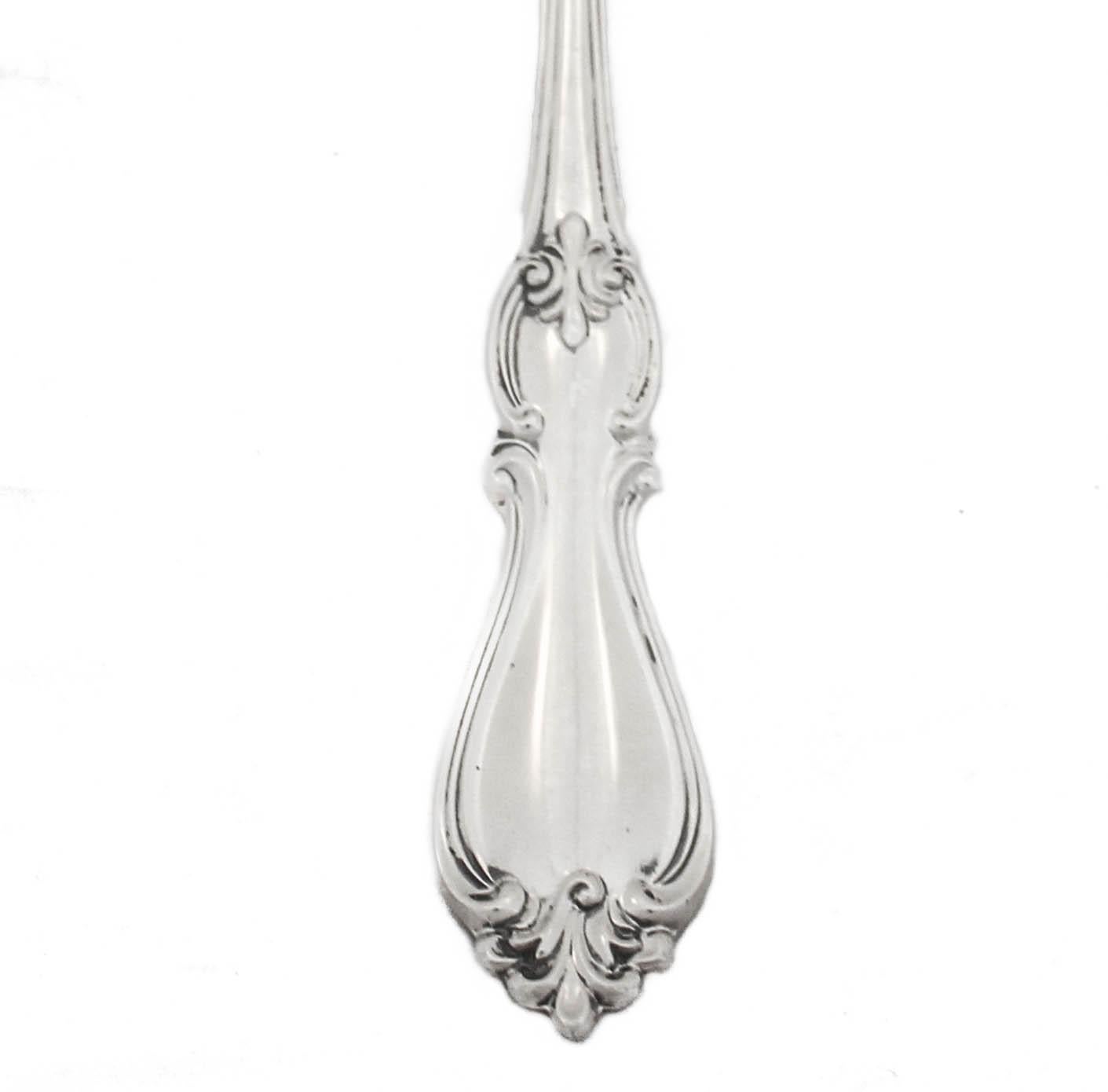 Sterling Silver Serving Fork In Excellent Condition For Sale In Brooklyn, NY