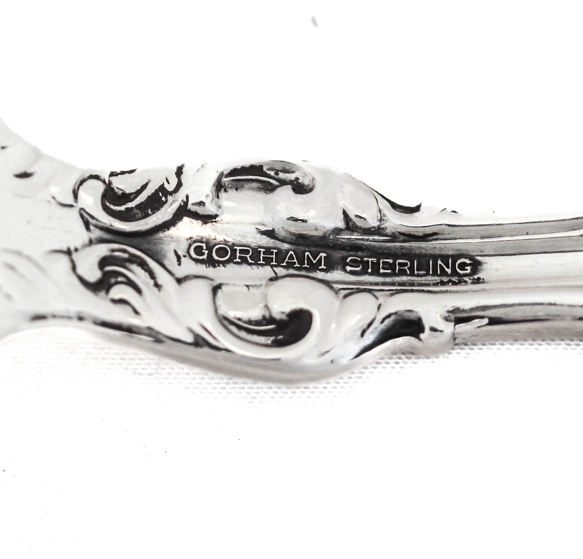 Early 20th Century Sterling Silver Serving Fork For Sale