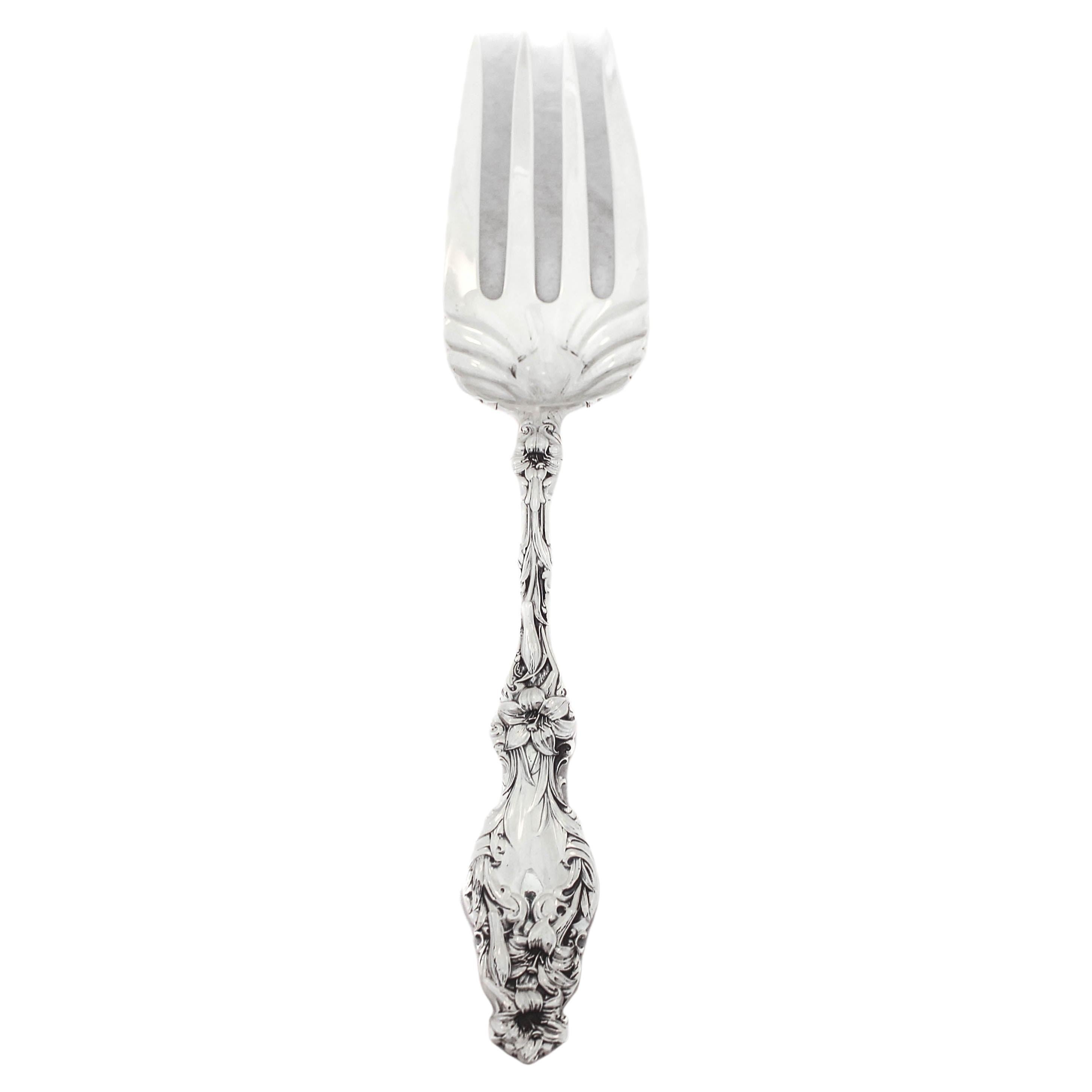 Tenedor de servicio de plata de ley