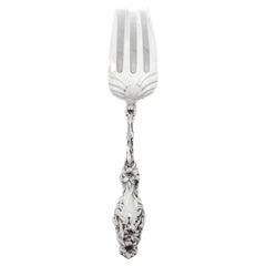 Tenedor de servicio de plata de ley