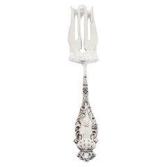 Tenedor de servicio de plata de ley