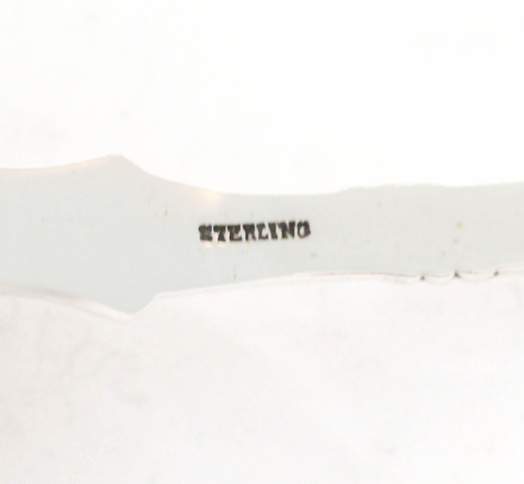 Metà XX secolo Cucchiaio da portata in argento sterling in vendita