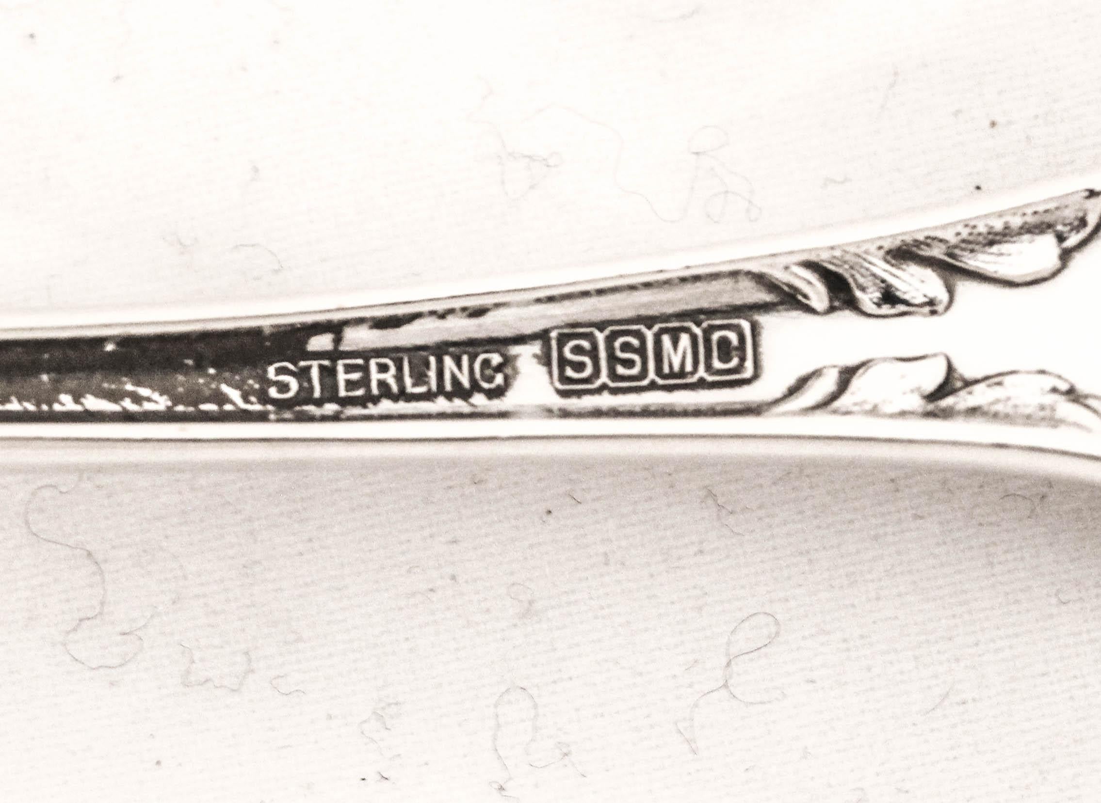 Early 20th Century Sterling Silver Serving Spoon