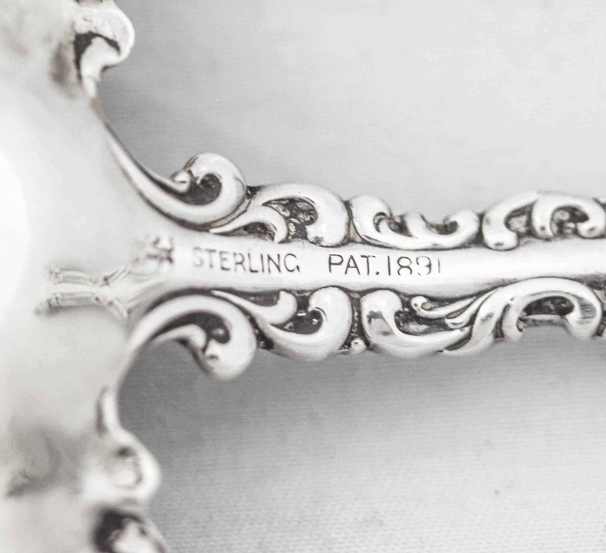 Sterling Silver Serving Spoon For Sale 1