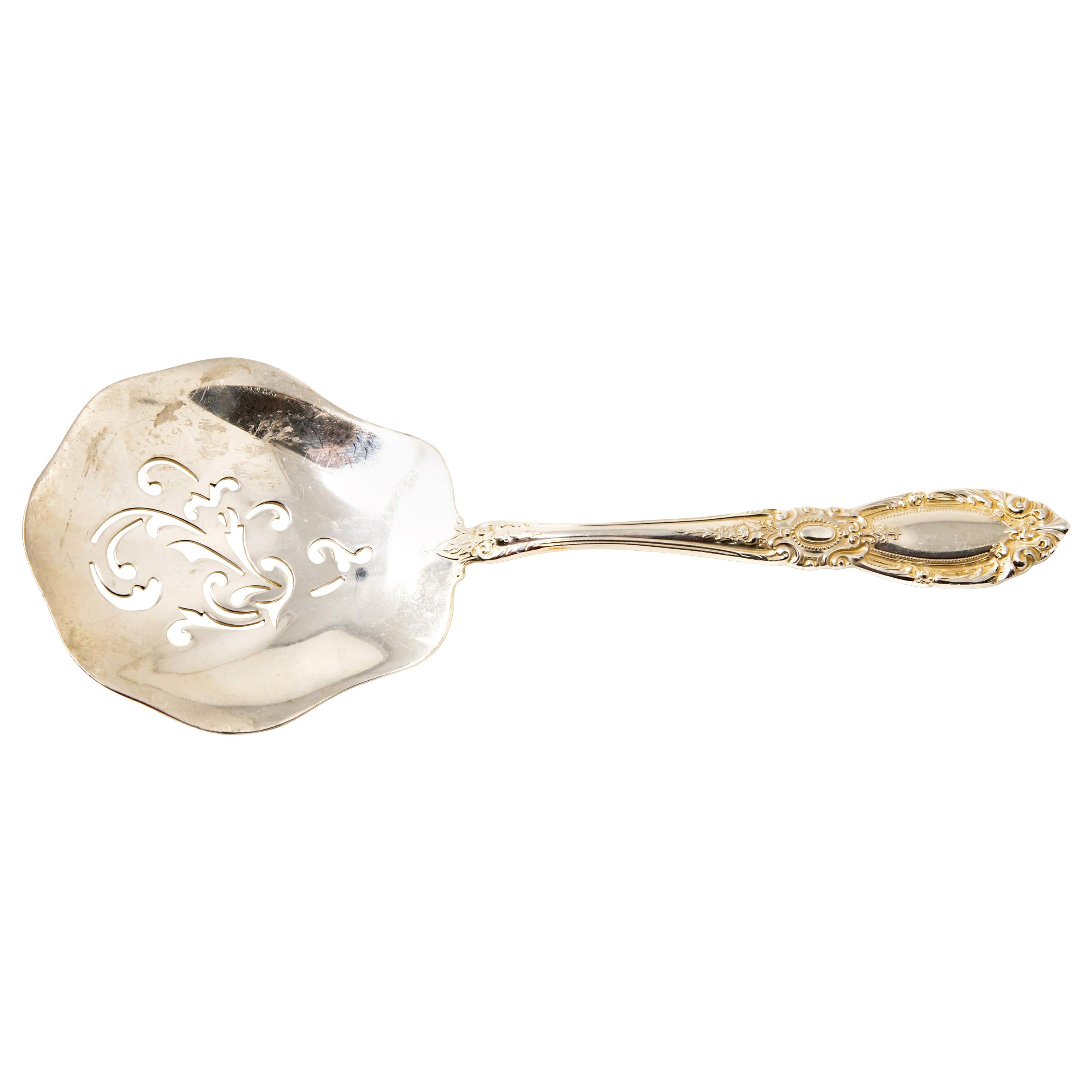 Sterling Silver Serving Spoon For Sale