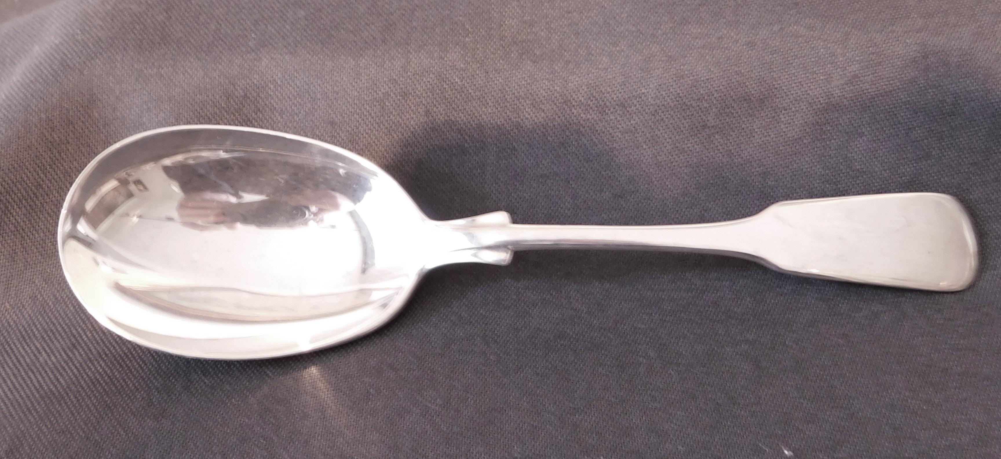 Sterling Silver Serving Spoons 1810 Pattern by International Silver For Sale 4