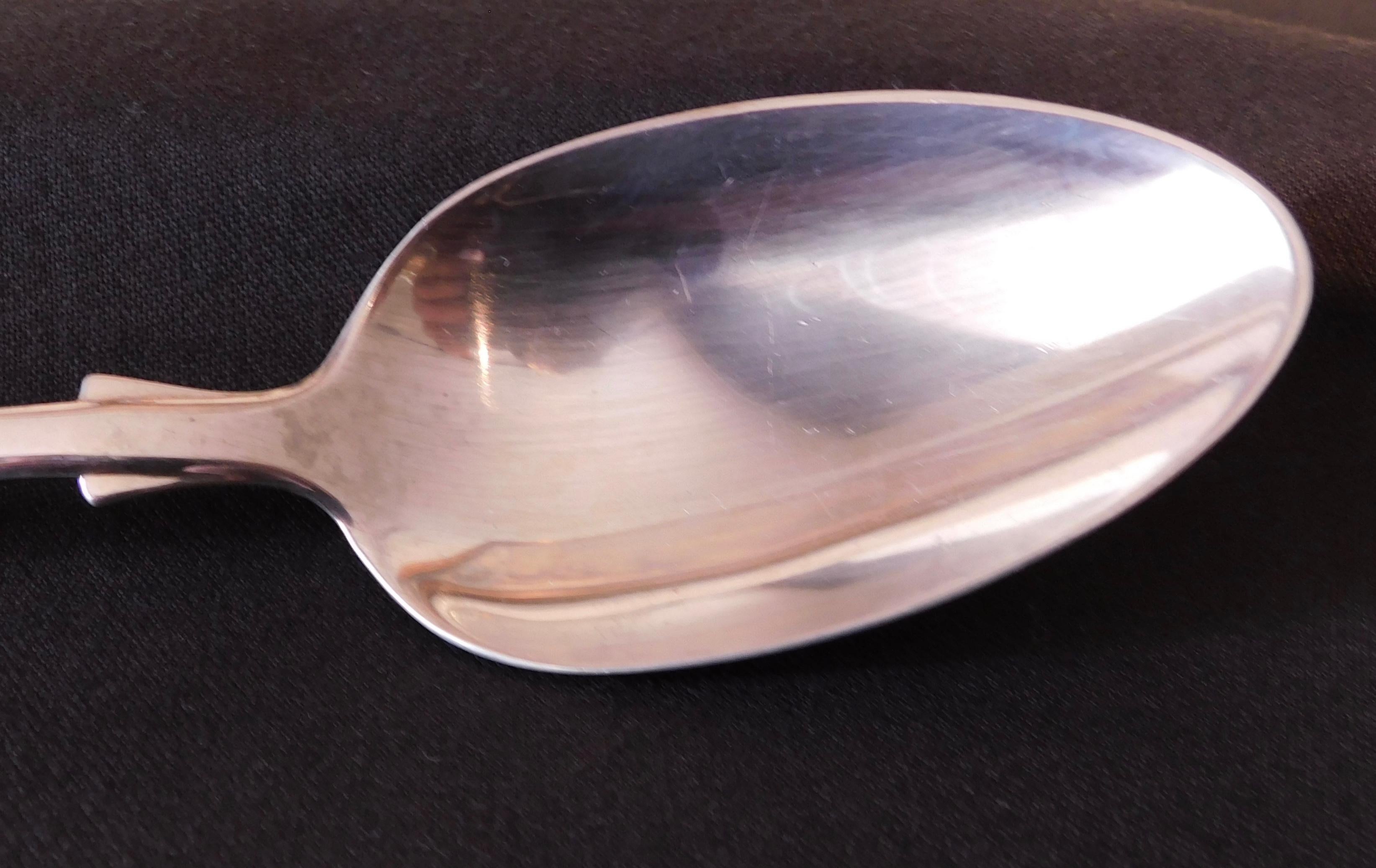 American Sterling Silver Serving Spoons 1810 Pattern by International Silver For Sale