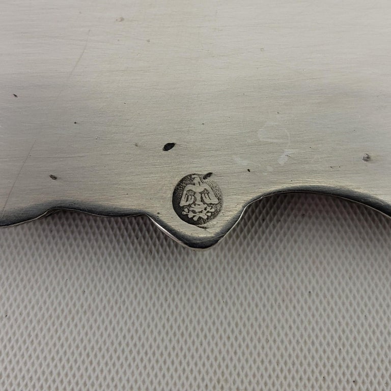 Sterling Silver Serving Tray For Sale at 1stDibs